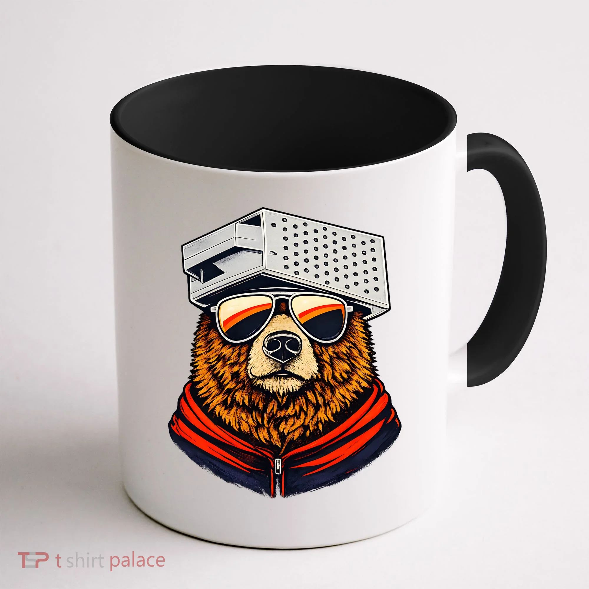 Bear With A Grater Hat Coffee Mug
