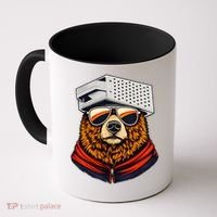 Bear With A Grater Hat Coffee Mug thumb 0