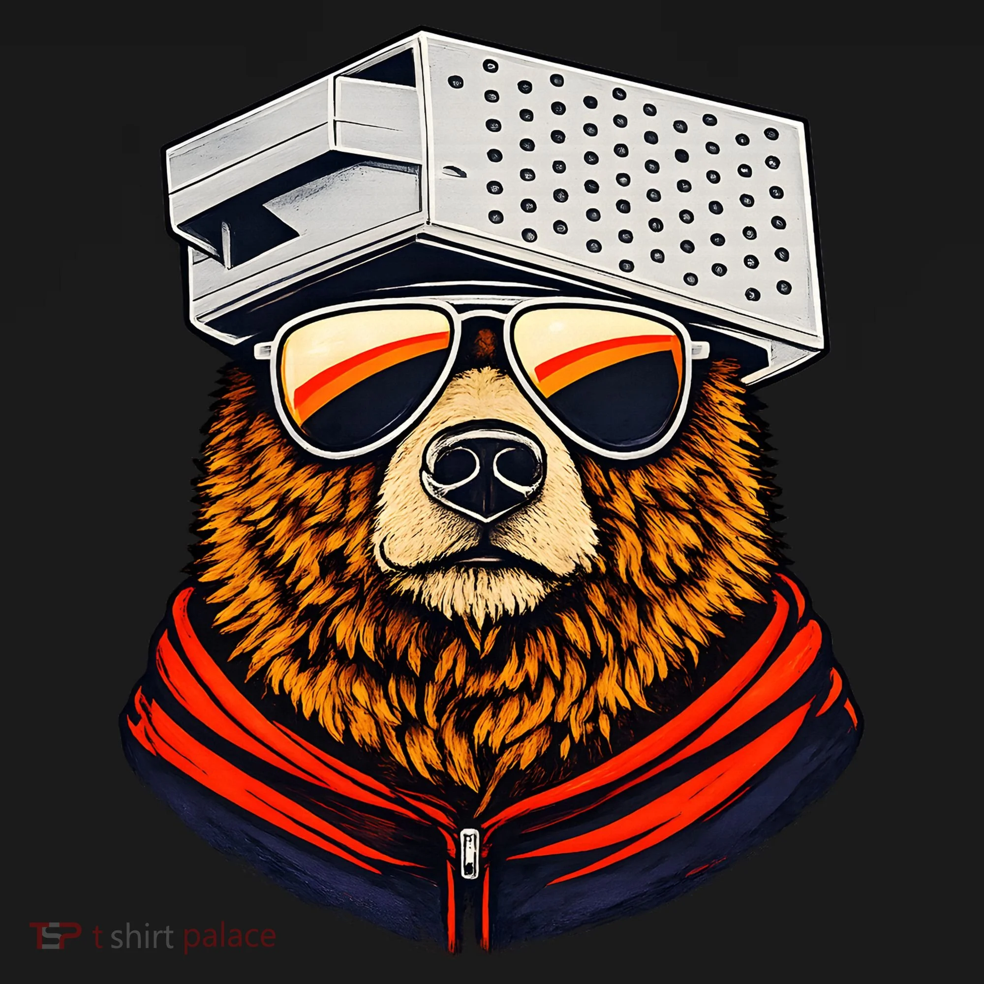 Bear With A Grater Hat Women's Hoodie