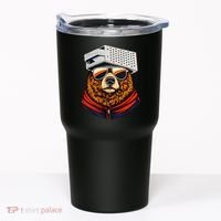 Bear With A Grater Hat Tumbler thumb 0