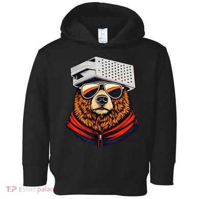 Bear With A Grater Hat Toddler Hoodie