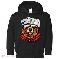 Bear With A Grater Hat Toddler Hoodie thumb 0