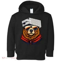 Bear With A Grater Hat Toddler Hoodie thumb 0