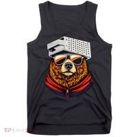 Bear With A Grater Hat Tank Top thumb 0