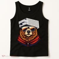 Bear With A Grater Hat Tank Top thumb 2