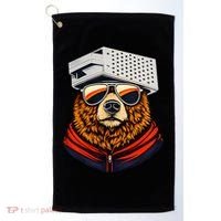 Bear With A Grater Hat Golf Towel thumb 0