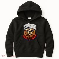 Bear With A Grater Hat Kids Hoodie thumb 0