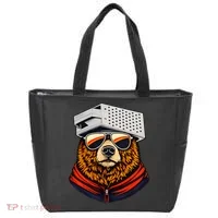 Bear With A Grater Hat Tote Bag thumb 0