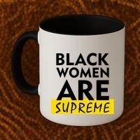 Black Women Are Supreme Ketanji Brown Jackson Justice Coffee Mug thumb 2