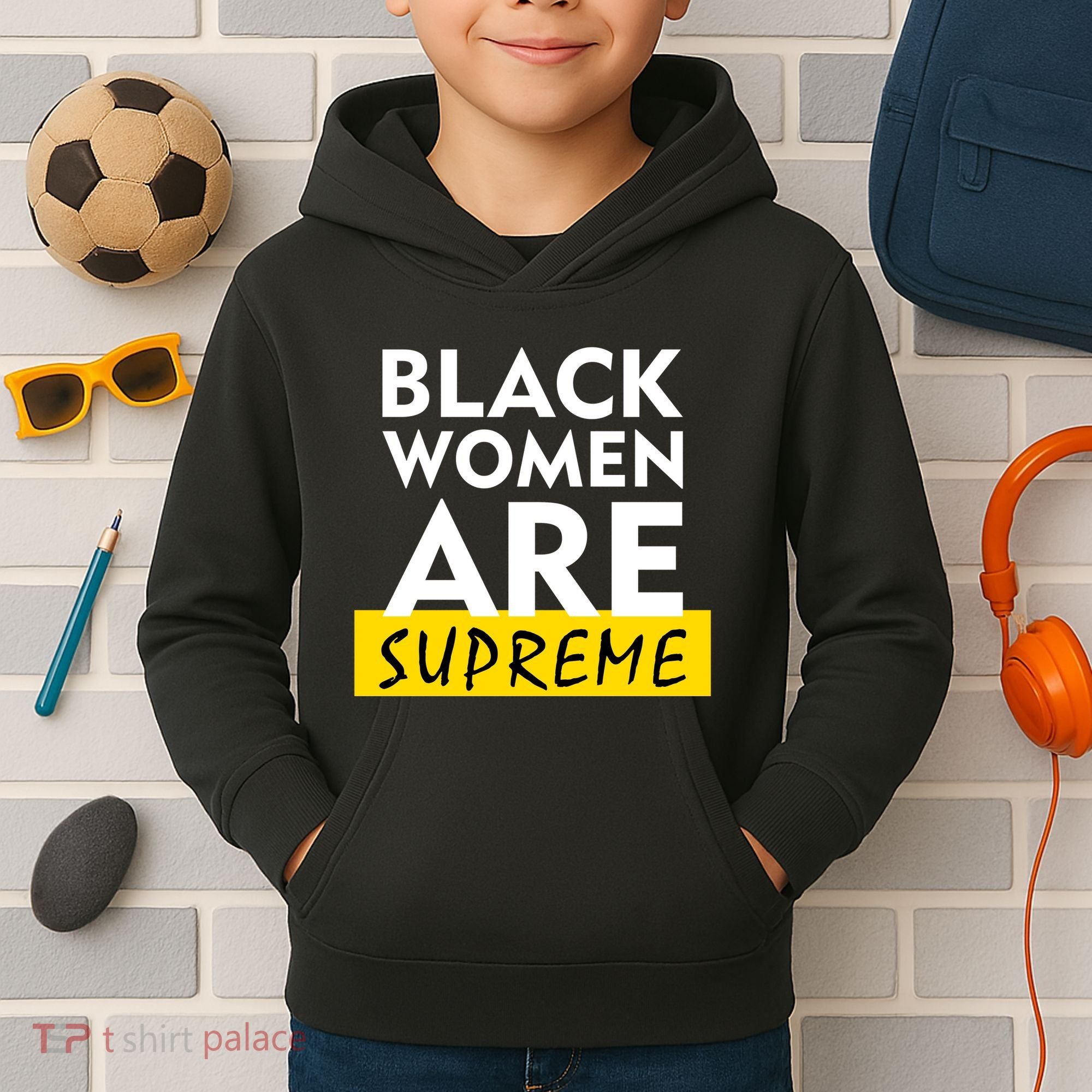 Black Women Are Supreme Ketanji Brown Jackson Justice Kids Hoodie