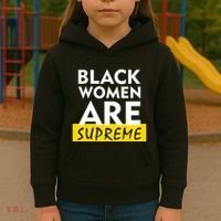 Black Women Are Supreme Ketanji Brown Jackson Justice Kids Hoodie thumb 3