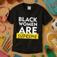 Black Women Are Supreme Ketanji Brown Jackson Justice Kids T-Shirt thumb 3
