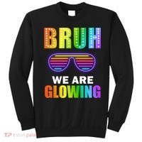 Bruh We Are Glowing Sweatshirt thumb 0
