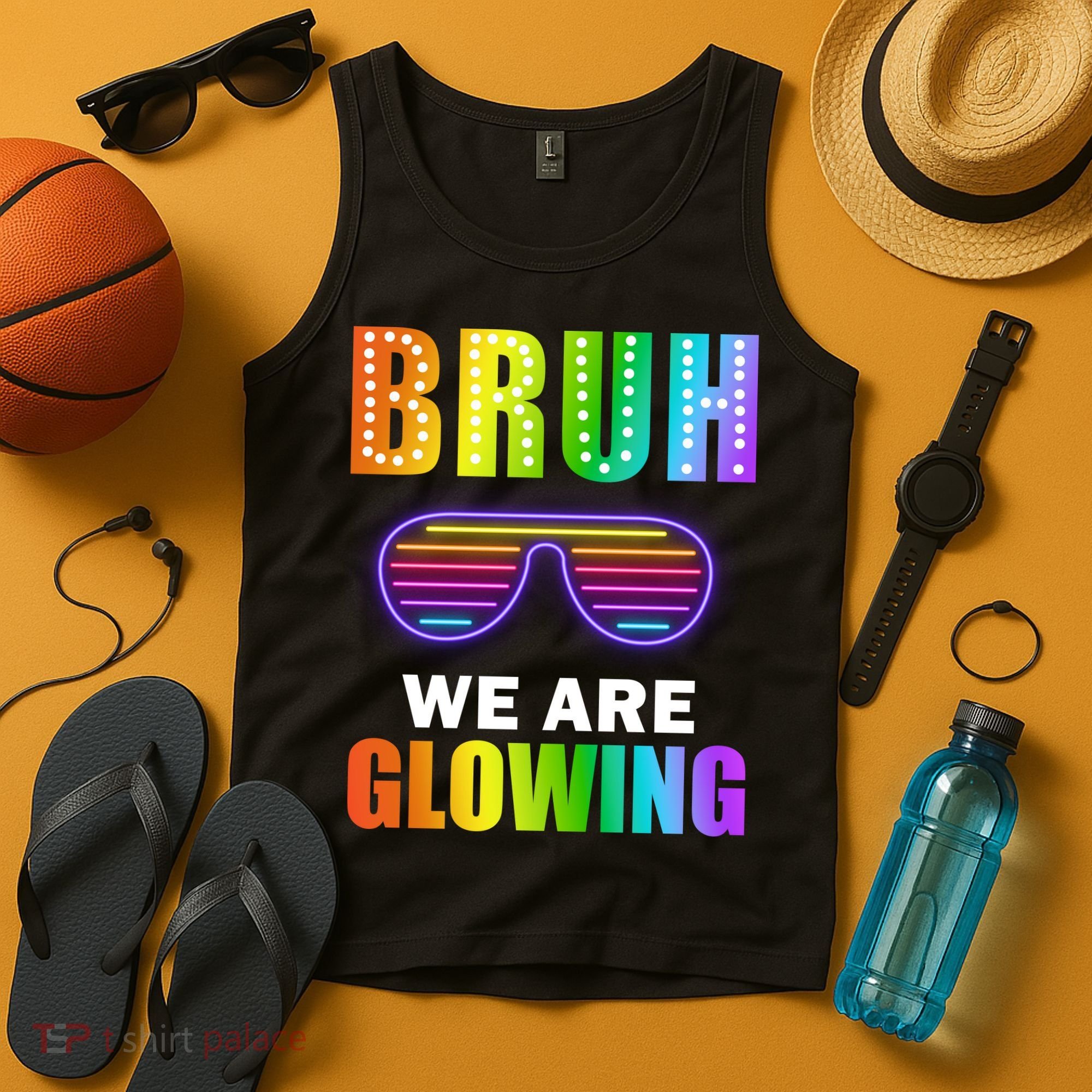 Bruh We Are Glowing Tank Top