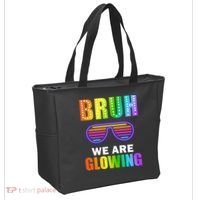 Bruh We Are Glowing Tote Bag thumb 2