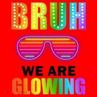 Bruh We Are Glowing Santa Hat thumb 1