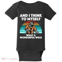 Best Welding Art Migtig Welding Metal Welder Baby Bodysuit thumb 0