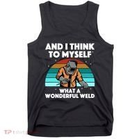 Best Welding Art Migtig Welding Metal Welder Tank Top thumb 0