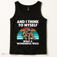 Best Welding Art Migtig Welding Metal Welder Tank Top thumb 2