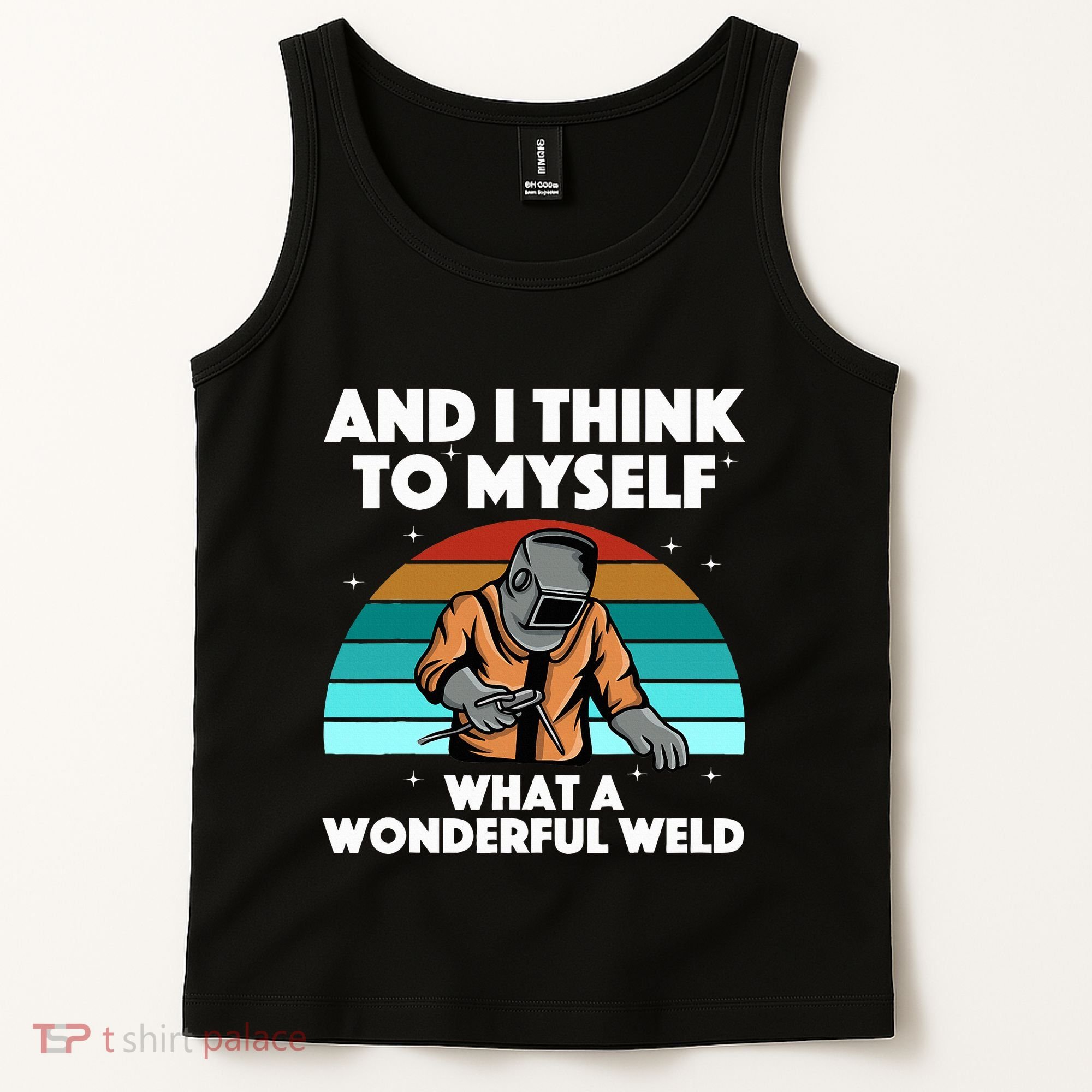 Best Welding Art Migtig Welding Metal Welder Tank Top