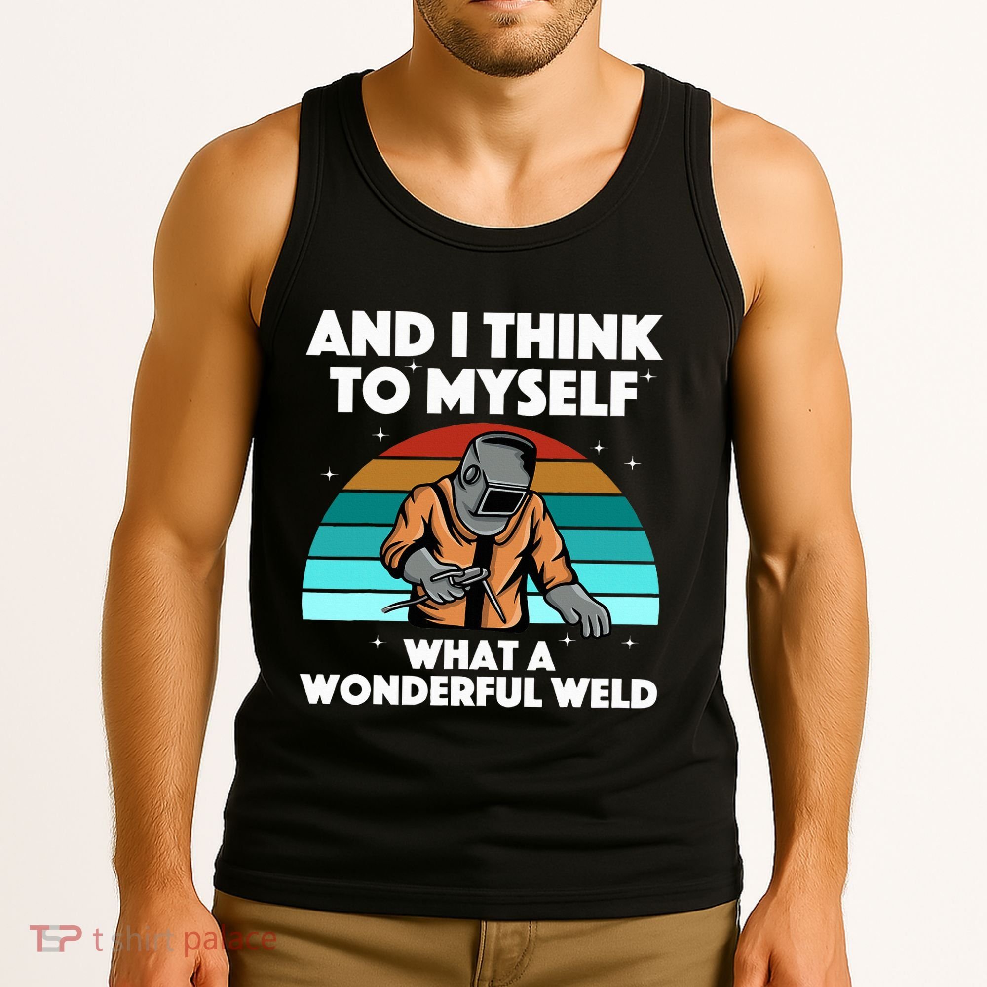 Best Welding Art Migtig Welding Metal Welder Tank Top