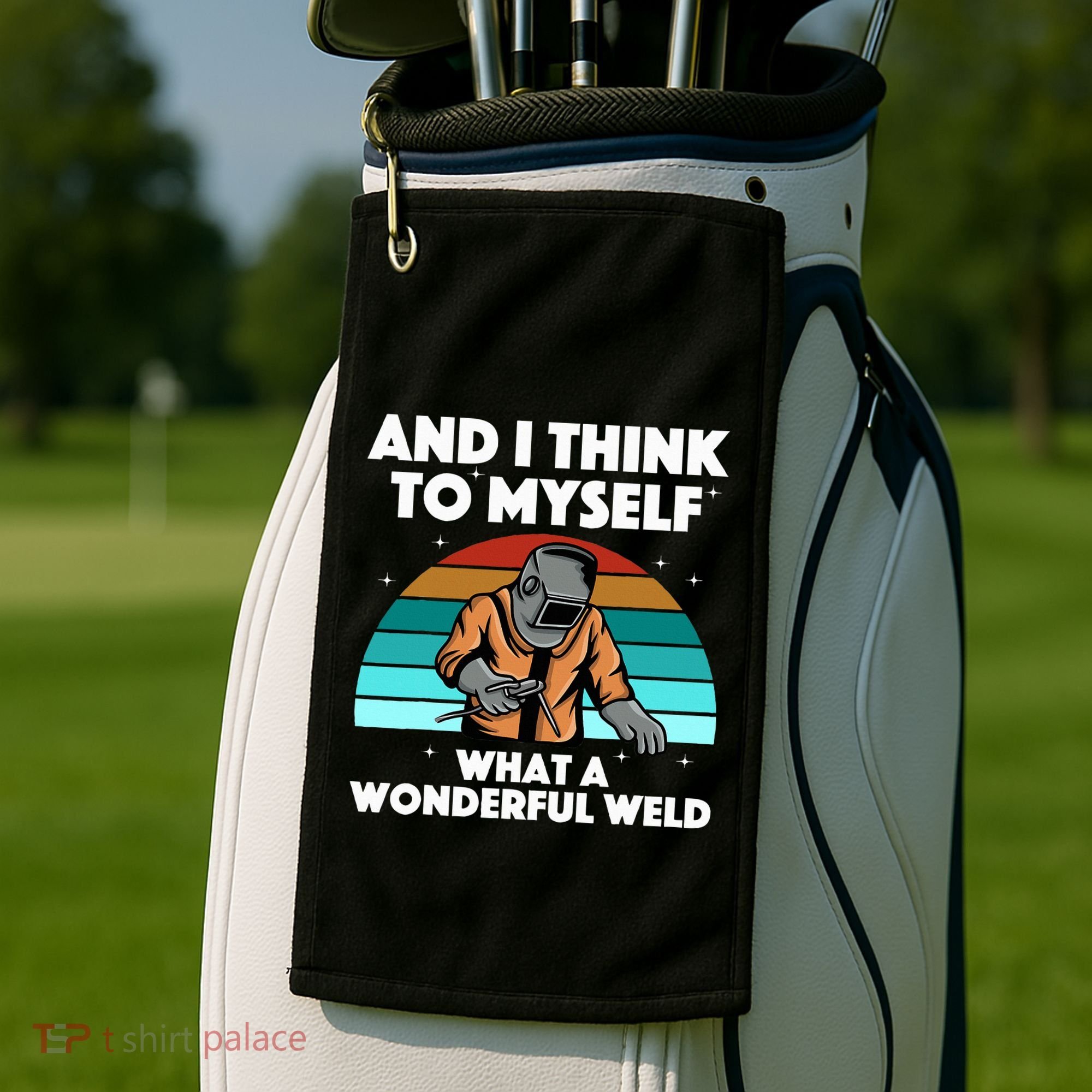 Best Welding Art Migtig Welding Metal Welder Golf Towel