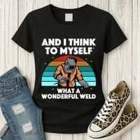 Best Welding Art Migtig Welding Metal Welder Women's T-Shirt thumb 3