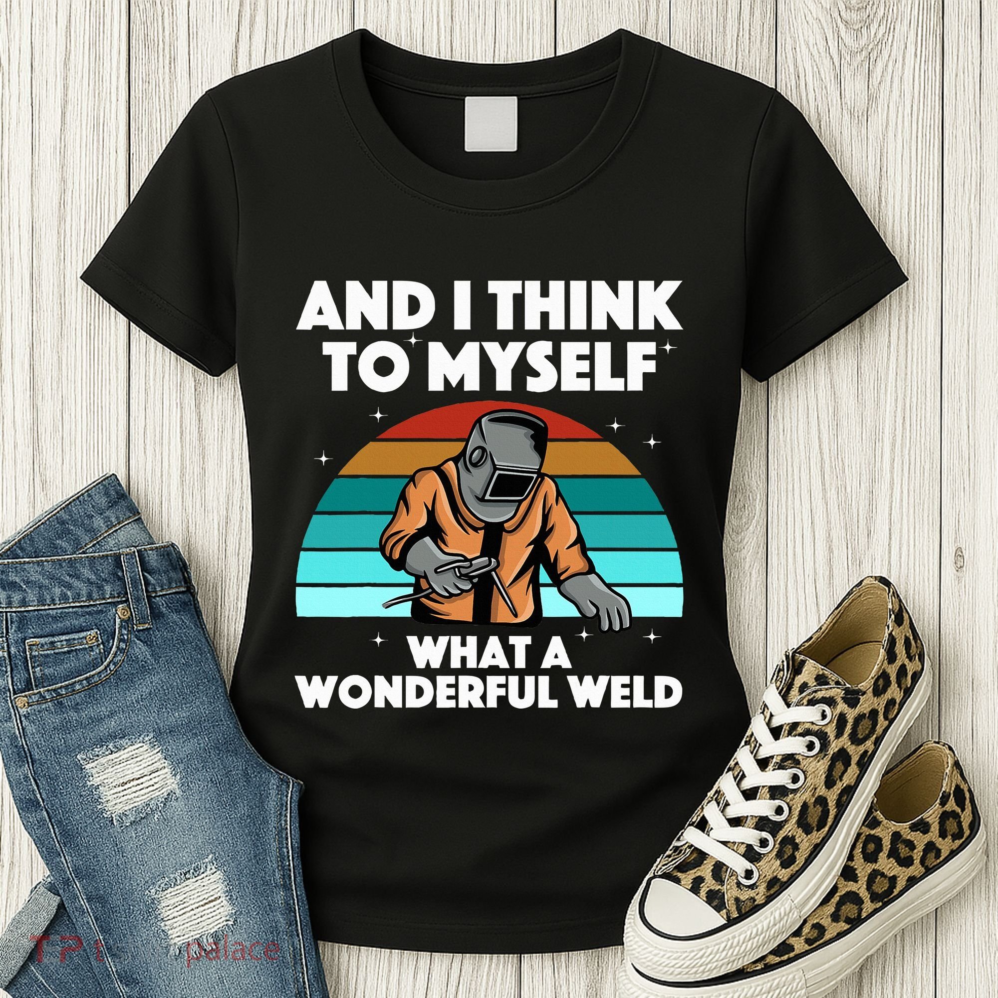 Best Welding Art Migtig Welding Metal Welder Women's T-Shirt