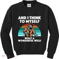 Best Welding Art Migtig Welding Metal Welder Kids Sweatshirt thumb 0