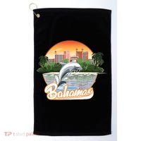 Bahamas With A Playing Dolphin And Hotels Golf Towel thumb 0