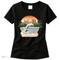 Bahamas With A Playing Dolphin And Hotels Women's T-Shirt thumb 0
