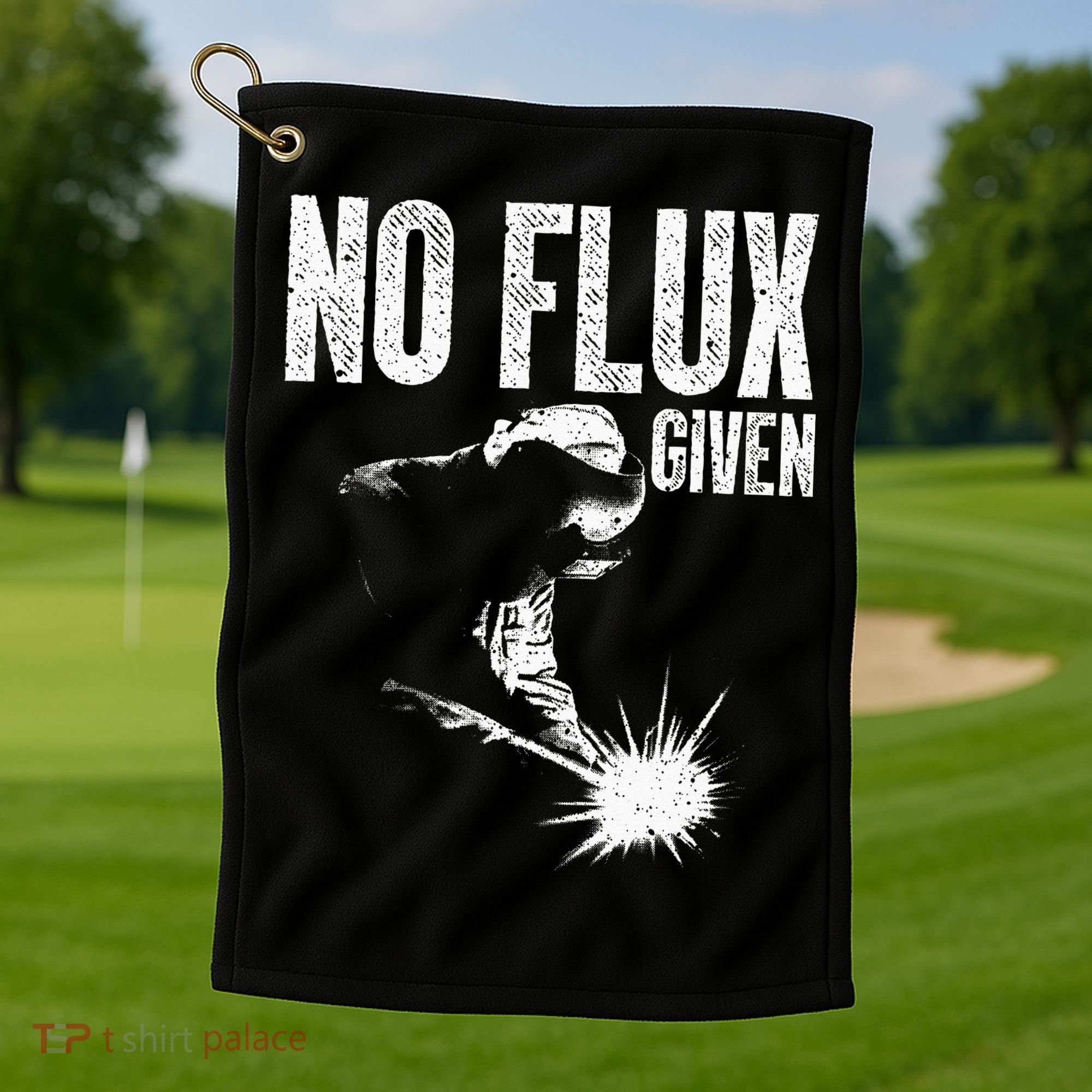Best Welding Art For Men Dad Welder Arc Welding Metal Worker Golf Towel