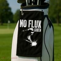 Best Welding Art For Men Dad Welder Arc Welding Metal Worker Golf Towel thumb 2