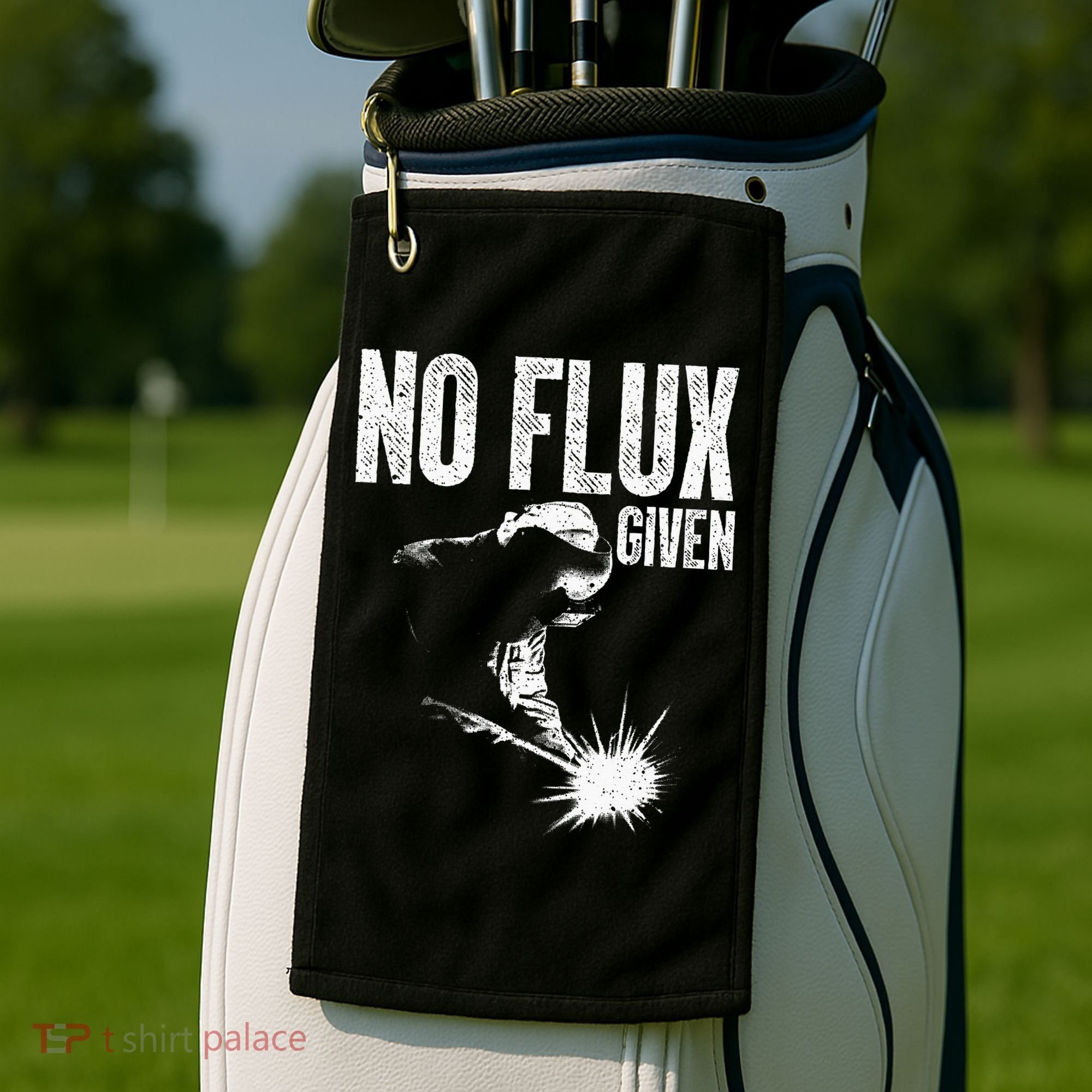 Best Welding Art For Men Dad Welder Arc Welding Metal Worker Golf Towel