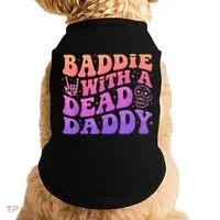 Baddie With A Dead Daddy  Doggie Tank thumb 0