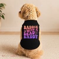 Baddie With A Dead Daddy  Doggie Tank thumb 2
