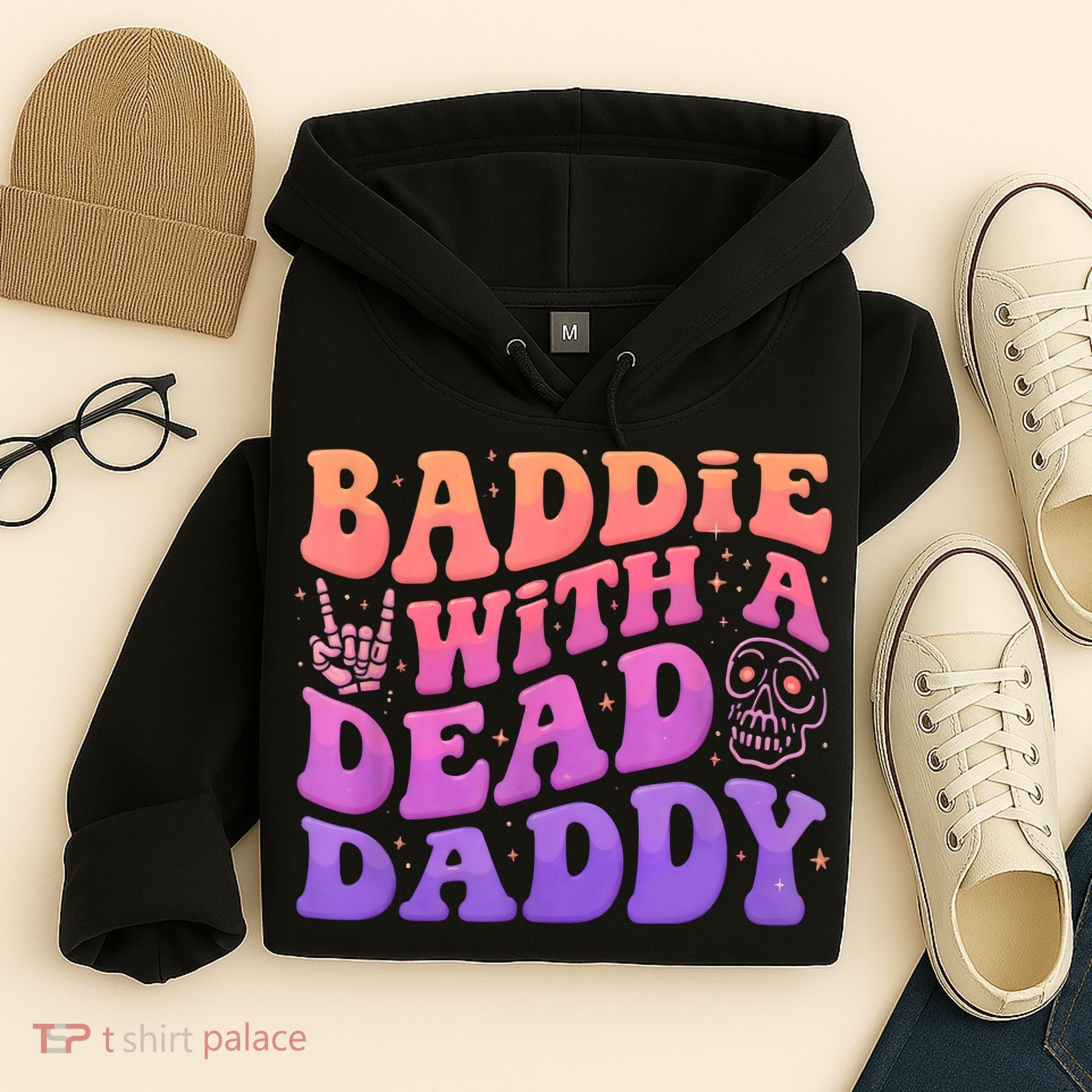 Baddie With A Dead Daddy  Hoodie