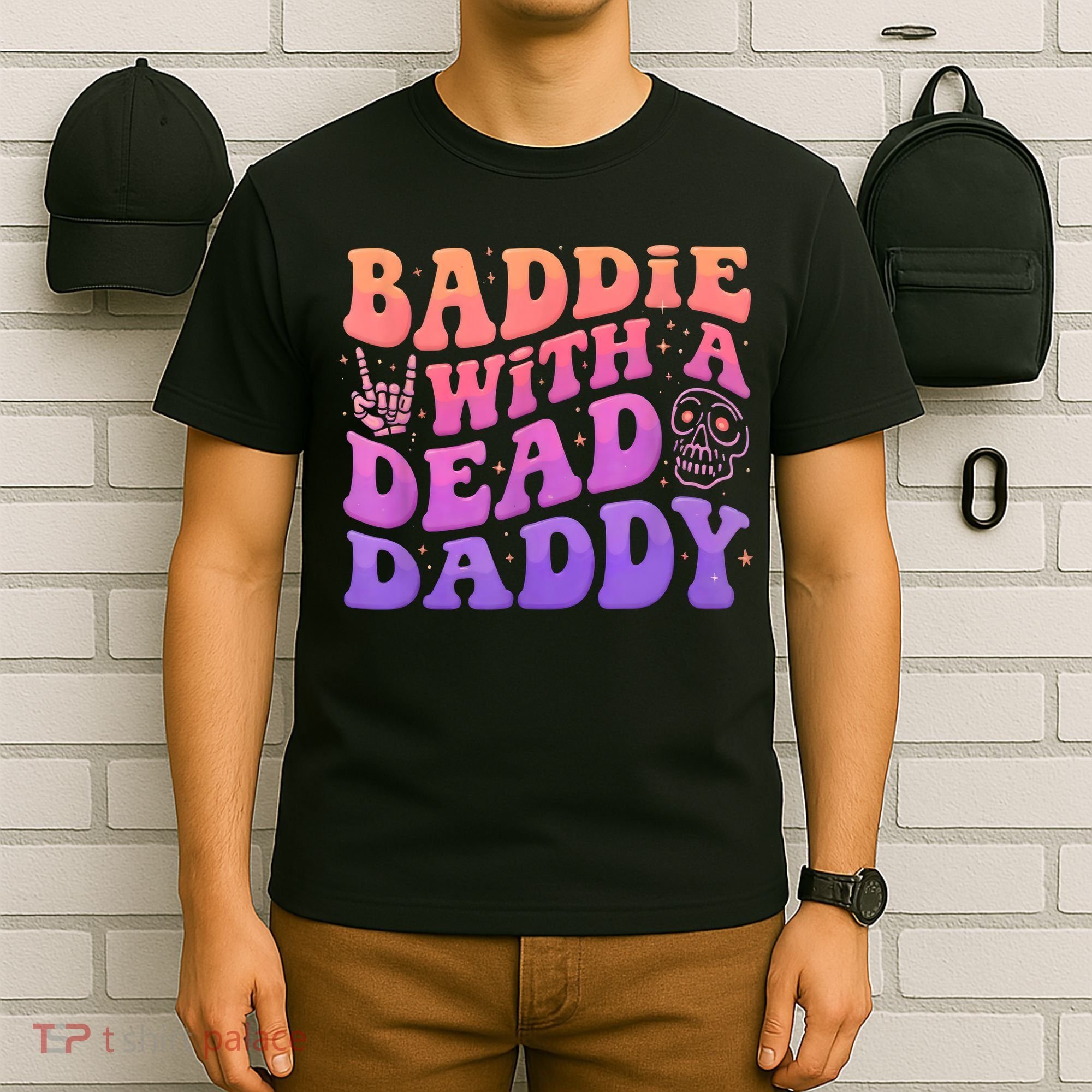Baddie With A Dead Daddy  T-Shirt