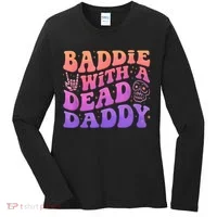 Baddie With A Dead Daddy  Women's Long Sleeve Shirt thumb 0