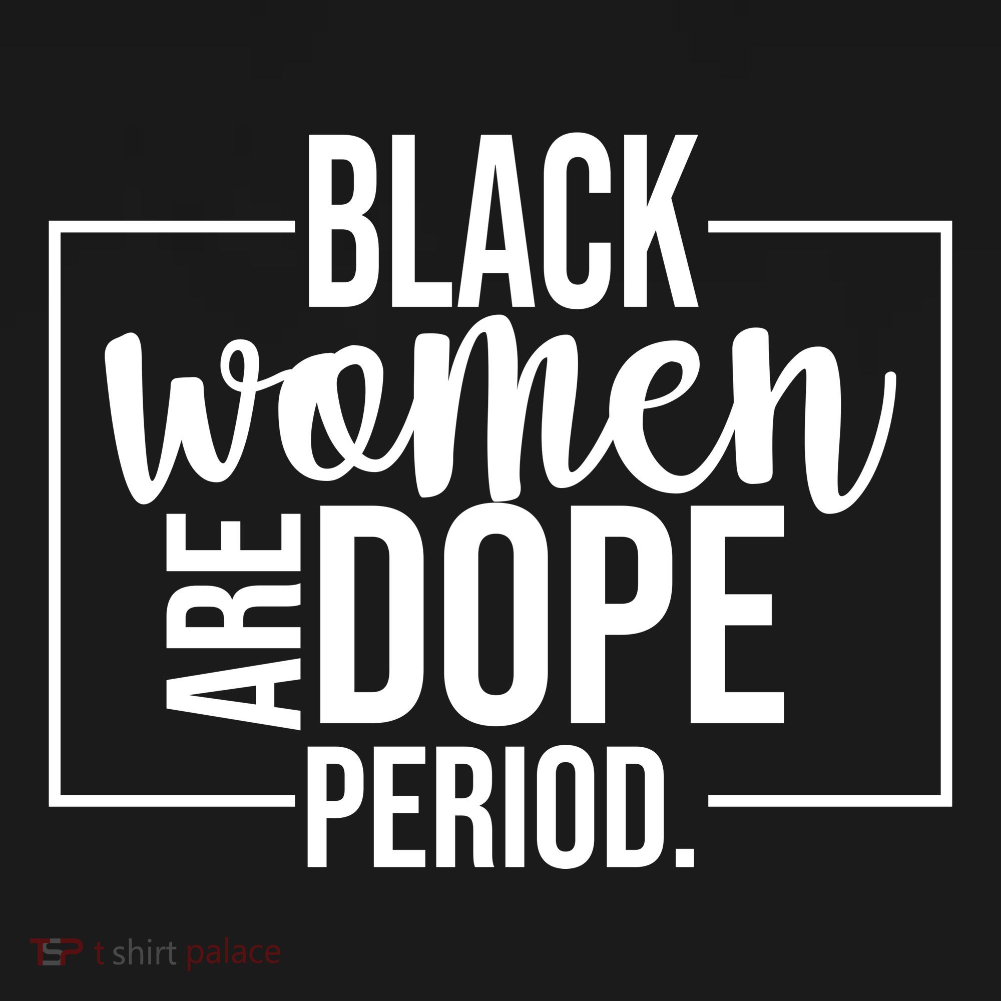 Black Women Are Dope Period Women's Hoodie