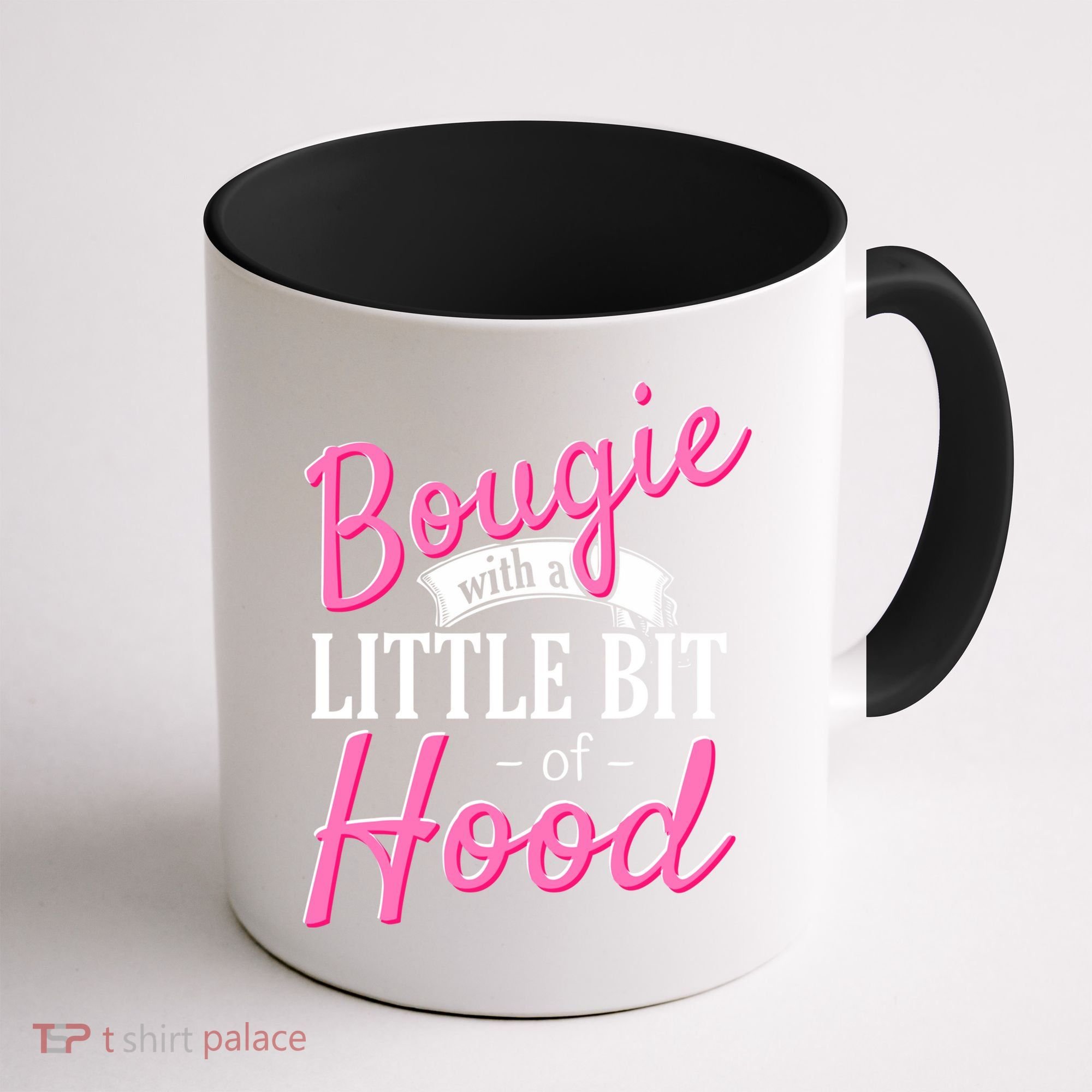 Bougie With A Little Bit Of Hood Funny Black Magic Gift Coffee Mug