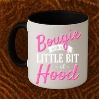 Bougie With A Little Bit Of Hood Funny Black Magic Gift Coffee Mug thumb 2
