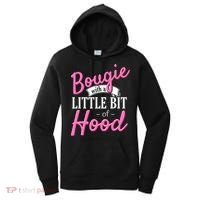 Bougie With A Little Bit Of Hood Funny Black Magic Gift Women's Hoodie thumb 0
