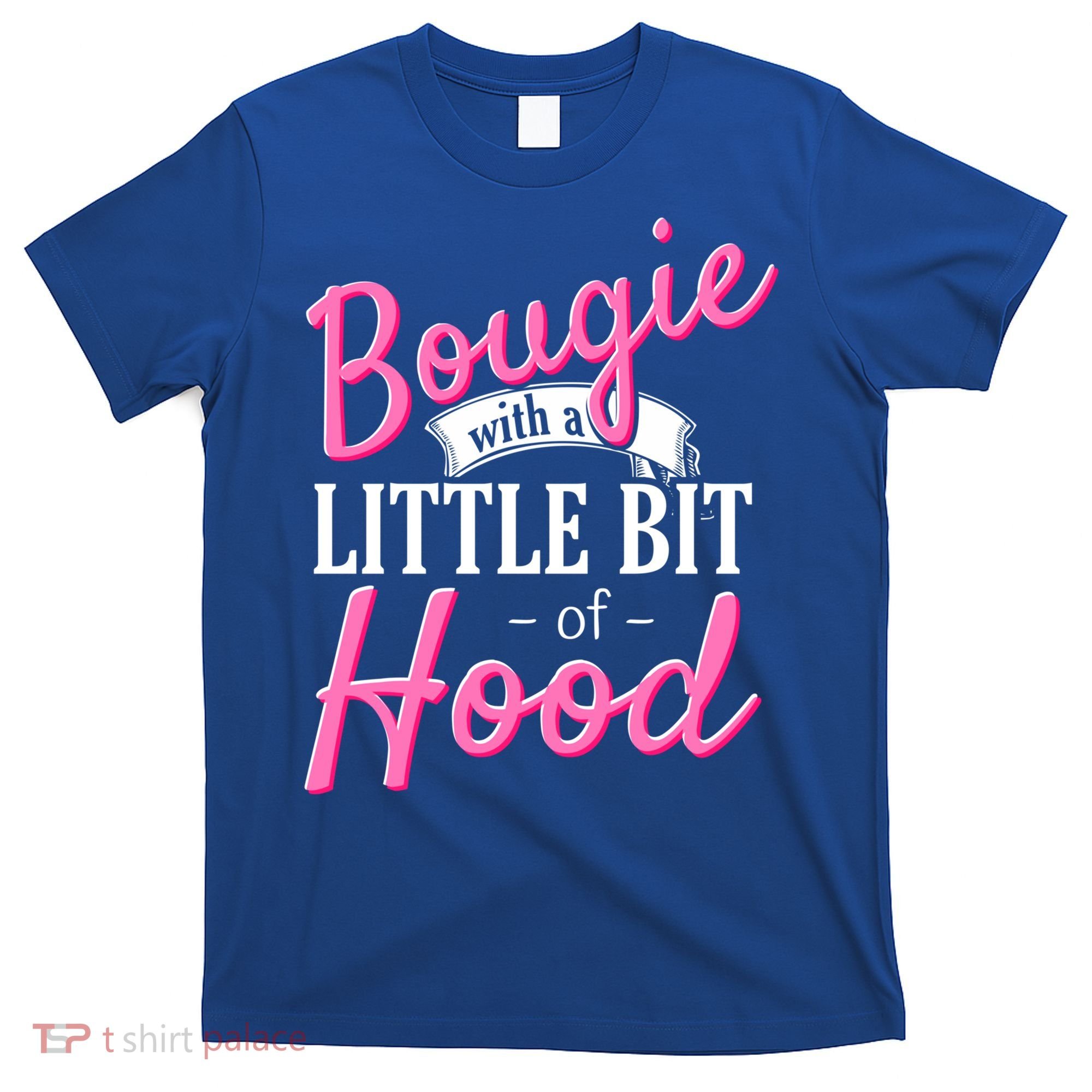 Bougie With A Little Bit Of Hood Funny Black Magic Gift T-Shirt
