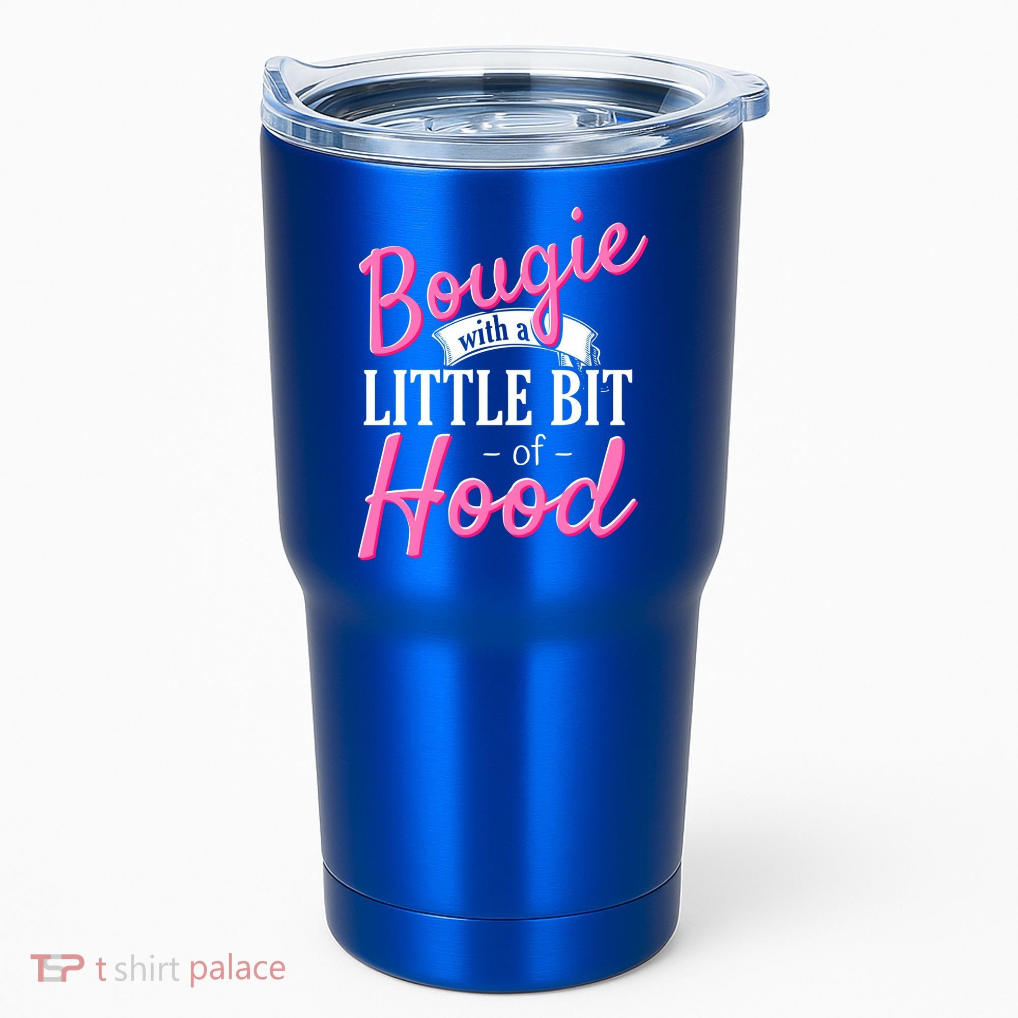 Bougie With A Little Bit Of Hood Funny Black Magic Gift Tumbler