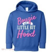 Bougie With A Little Bit Of Hood Funny Black Magic Gift Toddler Hoodie thumb 0