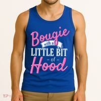 Bougie With A Little Bit Of Hood Funny Black Magic Gift Tank Top thumb 3
