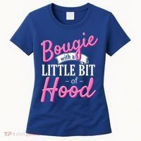 Bougie With A Little Bit Of Hood Funny Black Magic Gift Women's T-Shirt thumb 0