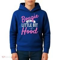 Bougie With A Little Bit Of Hood Funny Black Magic Gift Kids Hoodie thumb 4