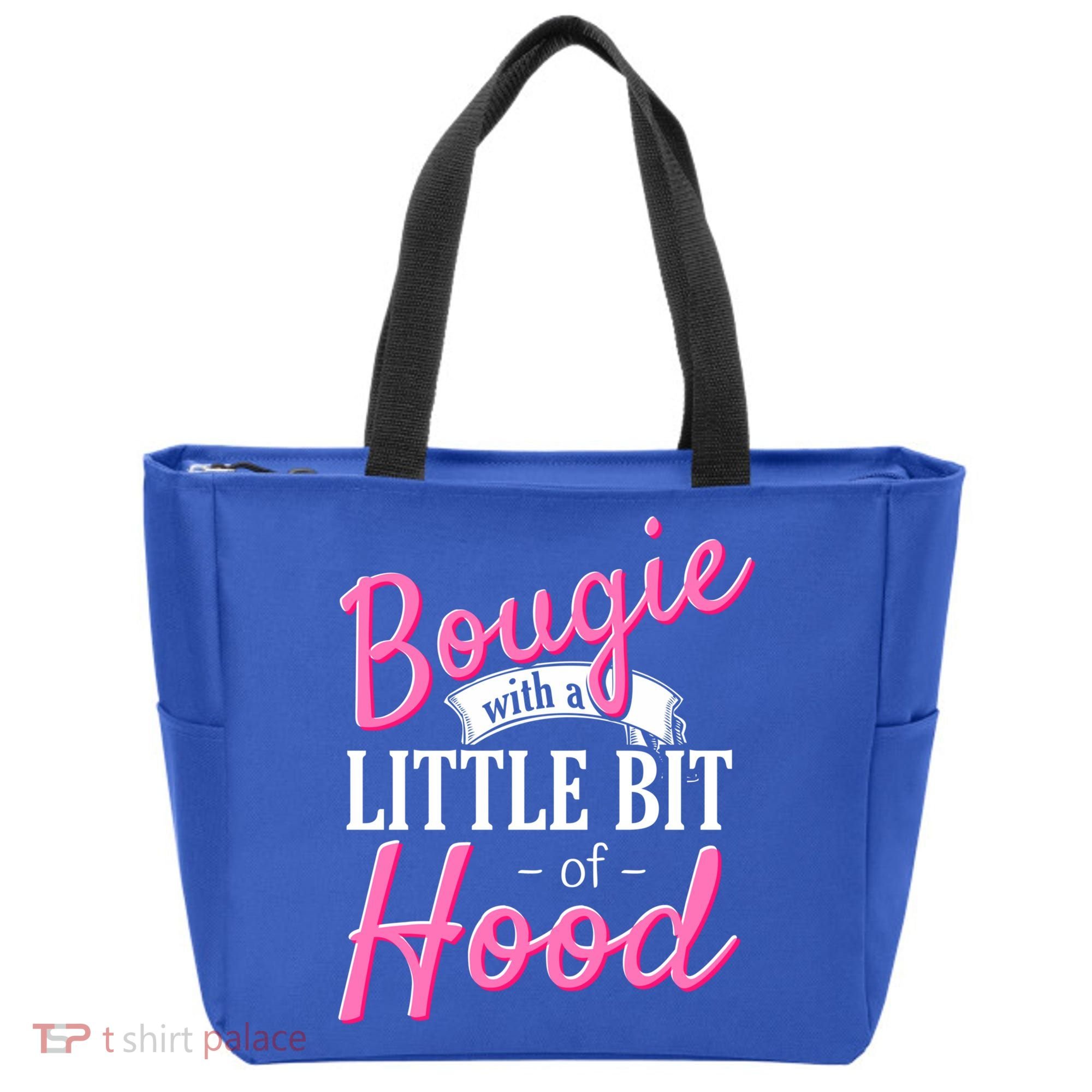 Bougie With A Little Bit Of Hood Funny Black Magic Gift Tote Bag
